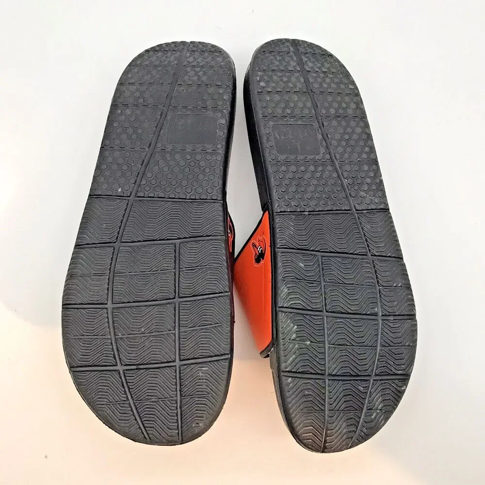 Baltimore Orioles MLB Logo Slide Sandals Men's L (11-12) Baseball Pool Slippers